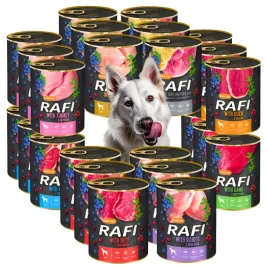 rafi-bez-zboz-mokra-karma-puszki-dolina-noteci-mix-smakow-dla-psa-24x800g