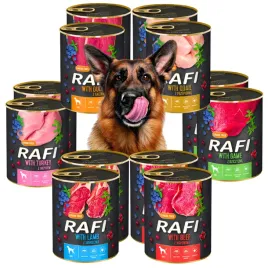 rafi-bez-zboz-mokra-karma-puszki-dolina-noteci-mix-smakow-dla-psa-12x800g