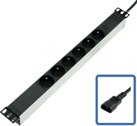 lanview-power-strip-19-6-way-full-aluminium-with-c14-ups-port-rozdzi