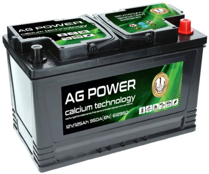 AKUMULATOR 12V AG POWER 120AH, 125AH 950A P+ GWARANCJA 3 LATA - RADOM