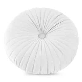 poduszka-40-cm-velvet-biala-welurowa-okragla