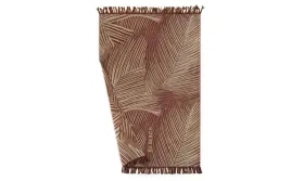 recznik-plazowy-100x160-fouta-palms-red-bordowy-z-fredzlami-220g-m2-zwoltex