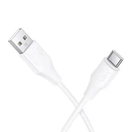 kabel-usb-a-do-usb-c-hoco-3a-silikonowy-1-m-x124-bialy