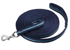 b-lonza-dla-konia-start-soft-cushion-8m-nylonowa-granatowo-niebieska