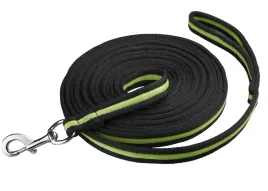 b-lonza-dla-konia-start-soft-cushion-8m-nylonowa-czarna-zielona