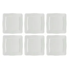 la-porcellana-bianca-florentina-zestaw-6-talerzy-kwadratowych-26-5-cm