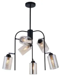 lampa-sufitowa-zyrandol-6x-e14-loft-szklany-klosz