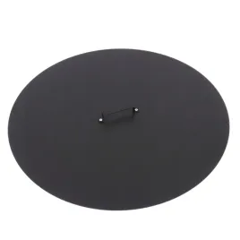 Zdjęcie produktu Pokrywka z Rączką do Paleniska Średnica 70 cm Stal 2 mm Czarna
