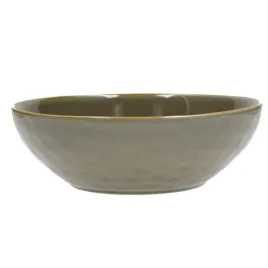 roseandtulipani-zestaw-2-misek-do-salatek-z-kamionki-26-cm-szaro-brazowy