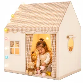 namiot-domek-dla-dzieci-tipi-do-domu-pokoju-ogrodu-palac-dla-dzieci-bezowy