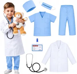 stroj-lekarza-niebieski-doktor-pediatra-lekarz-chirurg-dla-dzieci-kostium