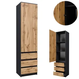 garderoba-szafa-cr3-shkya-1-grafit-wotan-regal-przedpokoj-salon-sypialnia