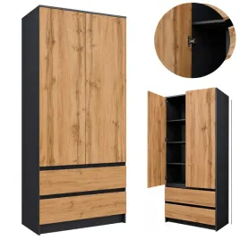 garderoba-regal-szafa-cr3-shkya-2-grafit-wotan-przedpokoj-salon-sypialnia
