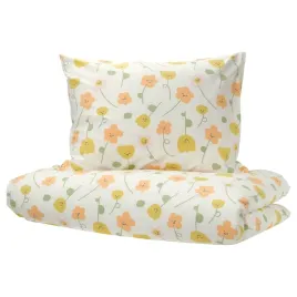 komplet-poscieli-dzieciecej-150x200-wielobarwny-wzor-kwiatowy-ikea-barndrom