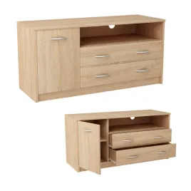 rtv-szafka-pod-telewizor-biala-stol-stolik-pod-tv-110-cm-k027-dab-sonoma