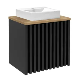 szafka-lazienkowa-z-umywalka-i-blatem-dab-wiszaca-czarne-lamele-60x56x45cm