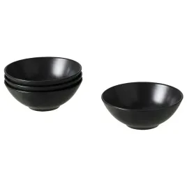zestaw-misek-16-cm-gleboka-ciemnoszare-matowe-4-szt-kamionka-ikea-fargklar