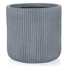 doniczka-ceramiczna-oslonka-dekoracyjna-ryflowana-szara-26-cm