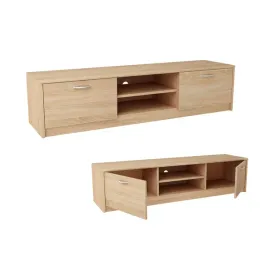 rtv-szafka-pod-telewizor-biala-stol-stolik-pod-tv-160-cm-k028-dab-sonoma