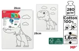 plotno-do-malowania-dinozaur-20x25-wysokosc-produktu-25-cm