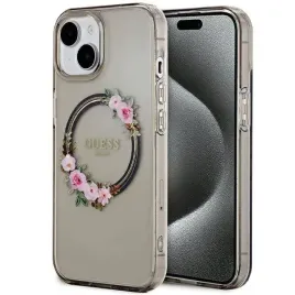 etui-guess-iml-flowers-wreath-magsafe-na-iphone-15-14-13-czarne