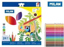 kredki-olowkowe-szesciokatne-milan-24-kolory
