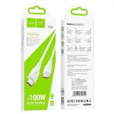 hoco-kabel-typ-c-do-typ-c-3a-100w-x93-1-m-bialy-stan-nowy