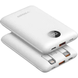 veger-powerbank-10000-mah-z-wbudowanymi-kablami-typ-c-lightning-pd-qc3-0