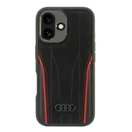 audi-nakladka-genuine-leather-magsafe-do-iphone-16-6-1-czarno-czerwona