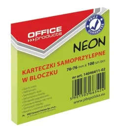 karteczki-samoprzylepne-76x76mm-100k-neon-zolte