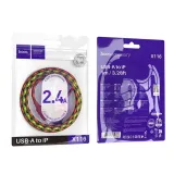 kabel-usb-a-do-lightning-hoco-24a-1-m-x116-gradient-czerwony-konstrukcja-oplot