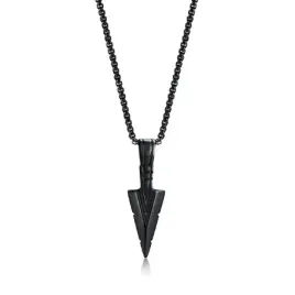 meski-desing-dlugi-naszyjnik-strzala-grot-gothic