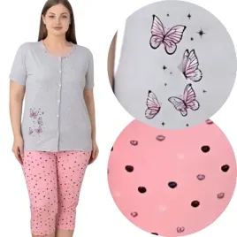 pizama-dwuczesciowa-damska-duze-rozmiary-bawelniana-rozpinana-guziki-2xl