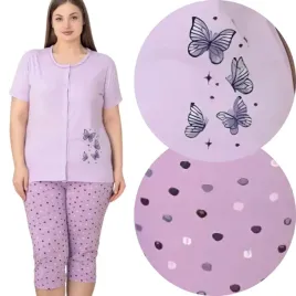 pizama-dwuczesciowa-damska-duze-rozmiary-bawelniana-rozpinana-guziki-xl