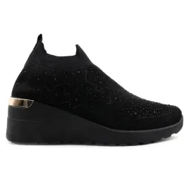 czarne-buty-sportowe-damskie-sneakersy-na-koturnie-wsuwane-trampki-azurowe
