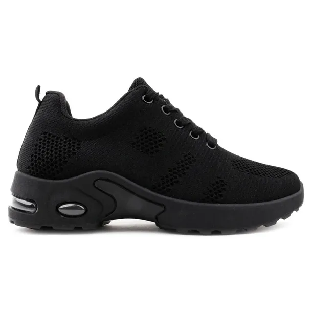 CZARNE BUTY SPORTOWE DAMSKIE DO BIEGANIA SNEAKERSY LEKKIE WYGODNE