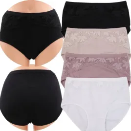 4x-majtki-damskie-bawelniane-figi-maxi-koronkowe-z-wysokim-stanem-r-3xl