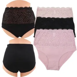 3x-majtki-damskie-bawelniane-figi-koronkowe-wysoki-stan-mix-kolorowy
