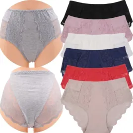 6x-majtki-damskie-bawelniane-figi-maxi-koronkowe-z-wysokim-stanem-xl