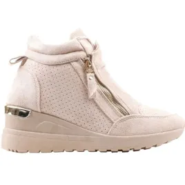 botki-damskie-na-koturnie-6cm-buty-sportowe-sneakersy-suwaki-bezowe-wygodne