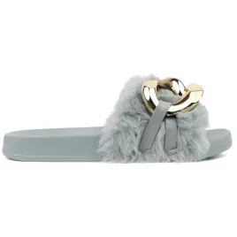 klapki-buty-damskie-futrzane-kapcie-gumowe-mietowe