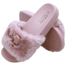rozowe-klapki-damskie-z-futerkiem-plaskie-gumowe-buty-domowe-lekkie-wygodne
