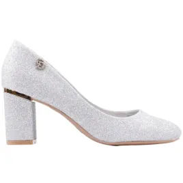 srebrne-czolenka-damskie-na-slupku-obcasie-buty-blyszczace-wkl-ekoskora