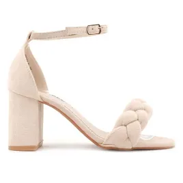 sandaly-buty-damskie-na-slupku-bezowe-zamszowe