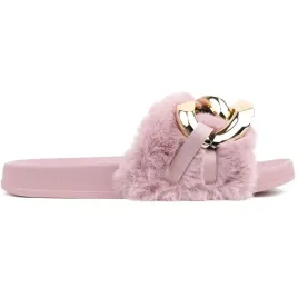 klapki-buty-damskie-futrzane-kapcie-gumowe-rozowe