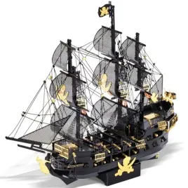 piececool-puzzle-metalowe-model-3d-czarna-perla-na-prezent