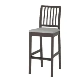 ikea-ekedalen-stolek-barowy-z-oparciem-ciemnobrazowy-orrsta-jasnoszary