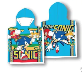 poncho-dla-dzieci-55x110-sonic-niebieski-recznik-z-kapturem-bawelna-faro