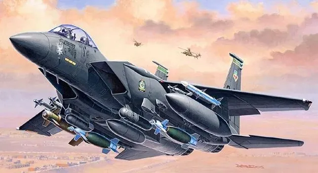 model-set-f-15e-strike-eagle-and-bombs-waga-z-opakowaniem-0-1-kg