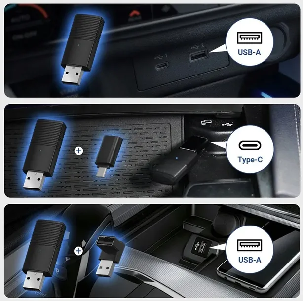 bezprzewodowy-adapter-mini-usb-nano-android-auto-do-samochodu-maly-do-auta-stan-nowy-stan-opakowania-oryginalne
